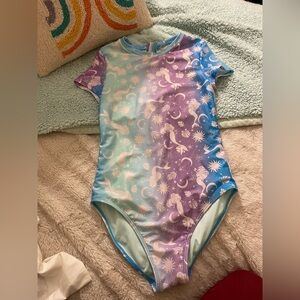 NWOT Cat and Jack Mermaid Patterned Swim Suit